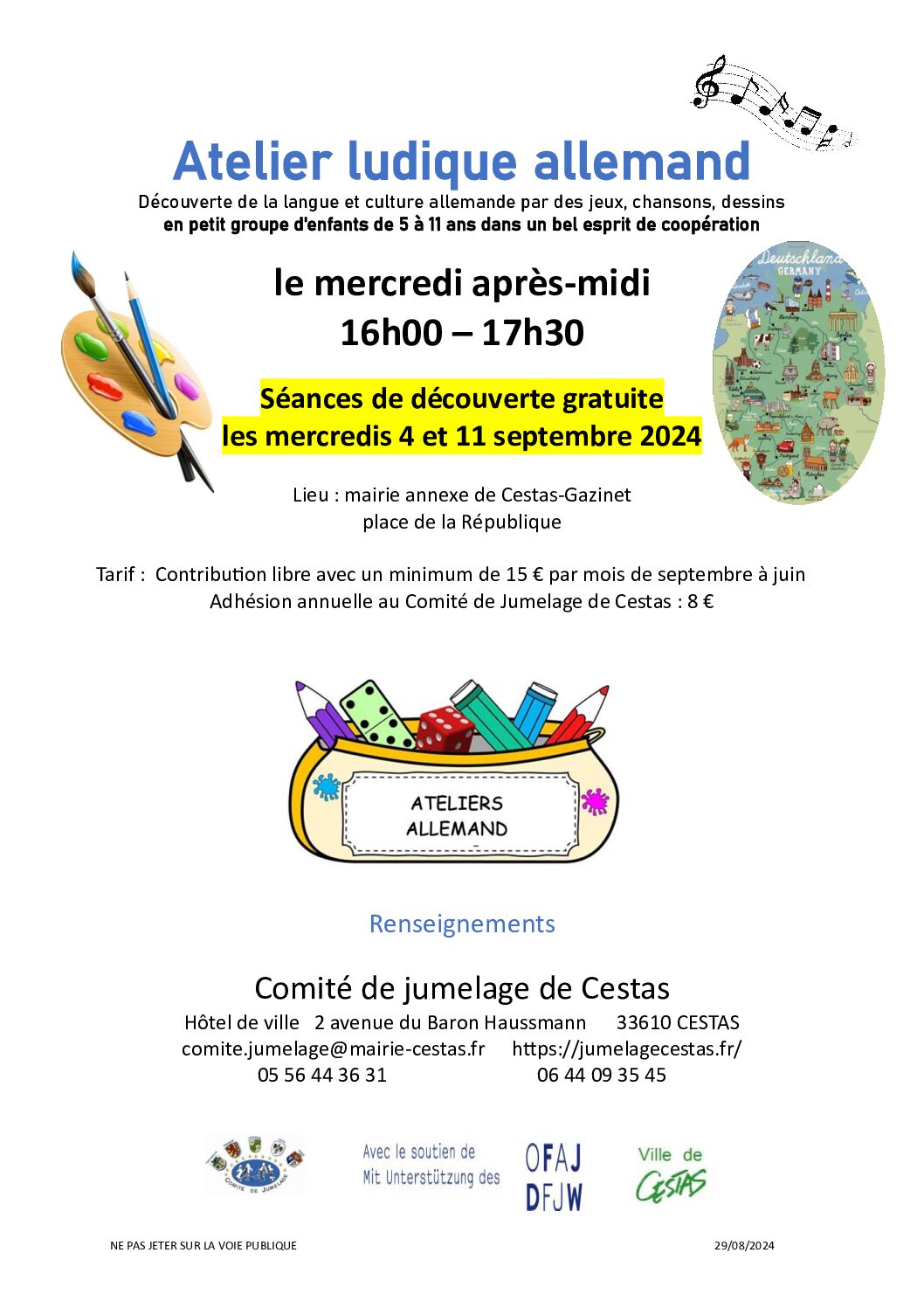 Ateliers ludiques pour enfants