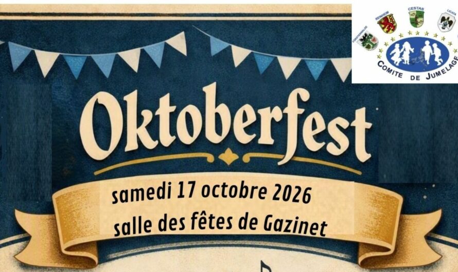 17/10 : La fête de la bière avec le comité de jumelage !