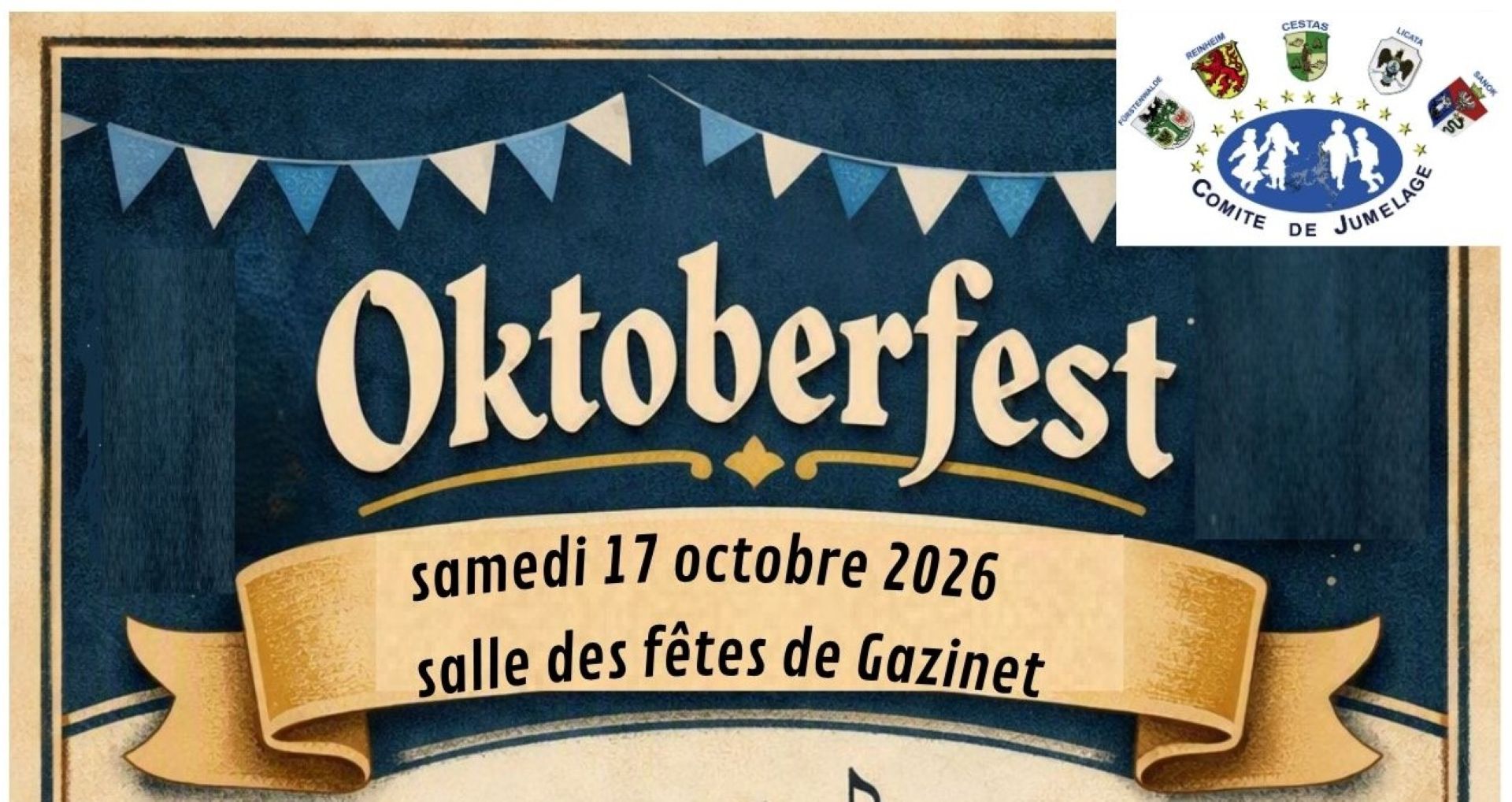 17/10 : La fête de la bière avec le comité de jumelage !